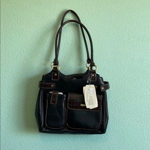 White Stag Brown Shoulder Purse NWT